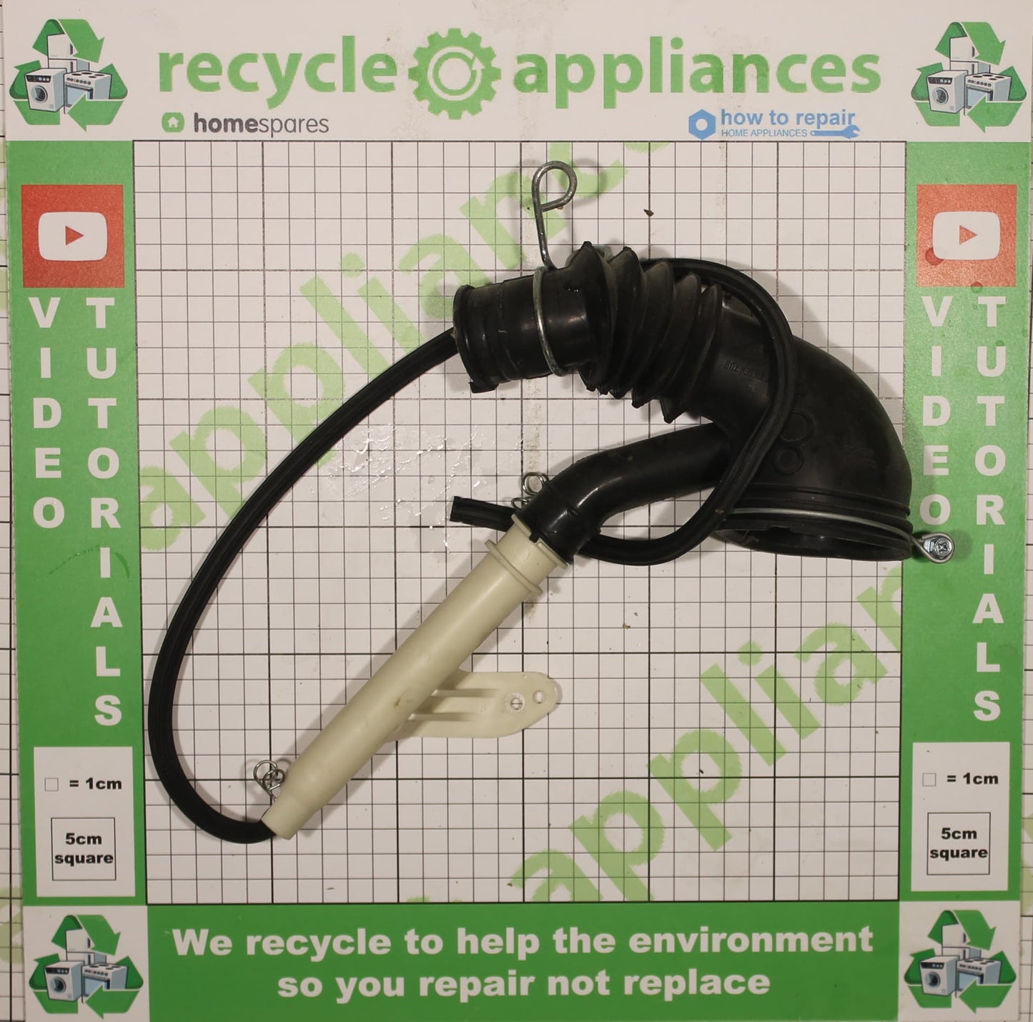 Samsung Washing Machine Drum Pressure Hose Assembly DC97-17330A