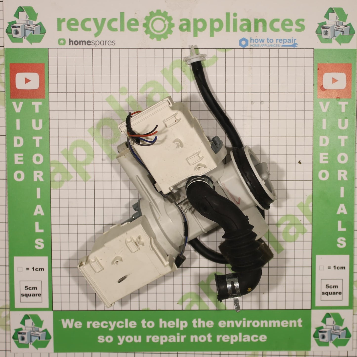 Samsung Washing Machine Drain Pump & Housing
