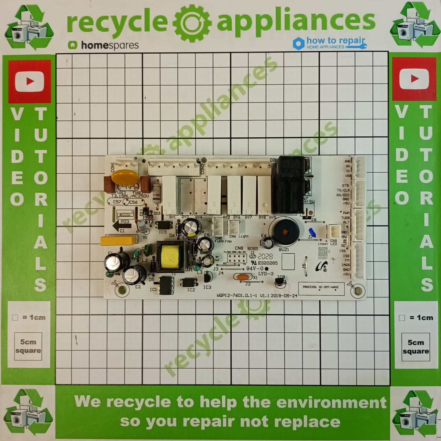 Dishwasher printed circuit board PCB 17176000032251