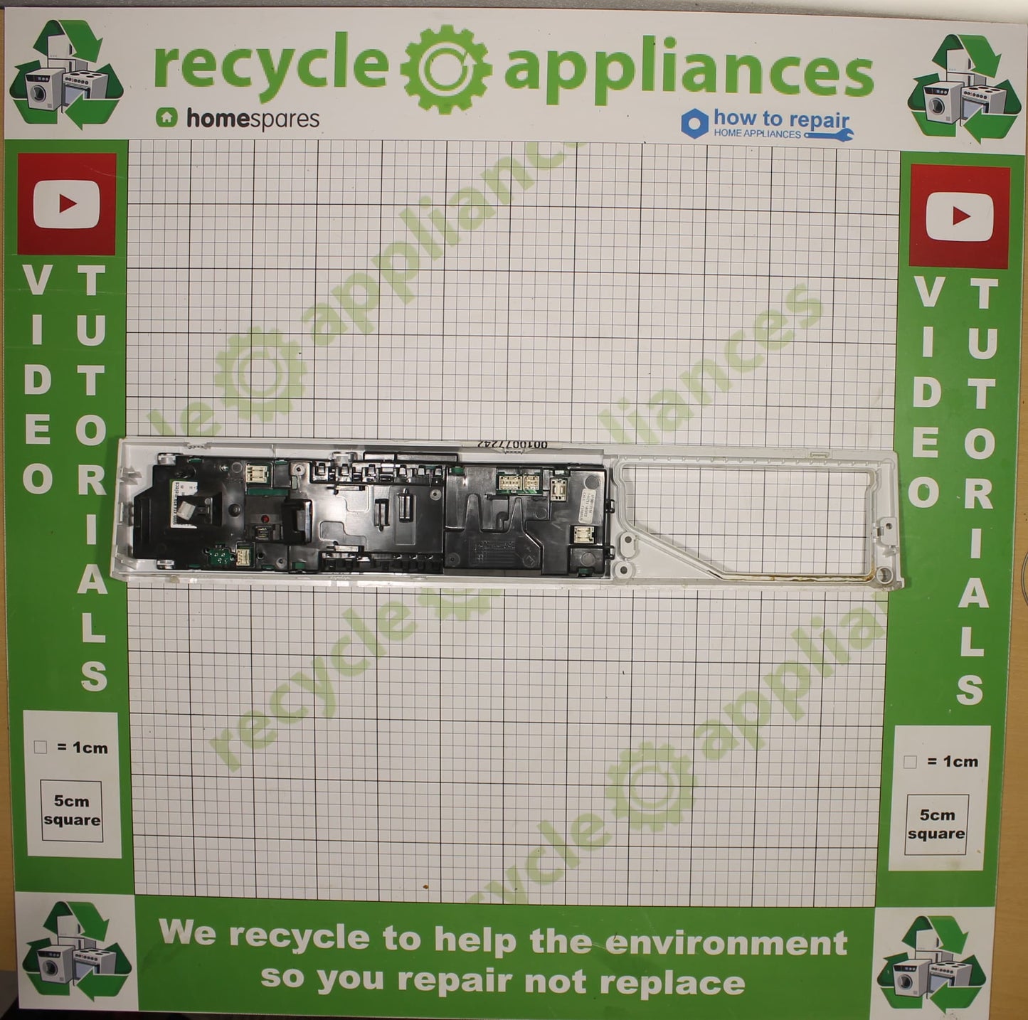 Bosch WAQ243D1GB Washing Machine PCB Plus Facial