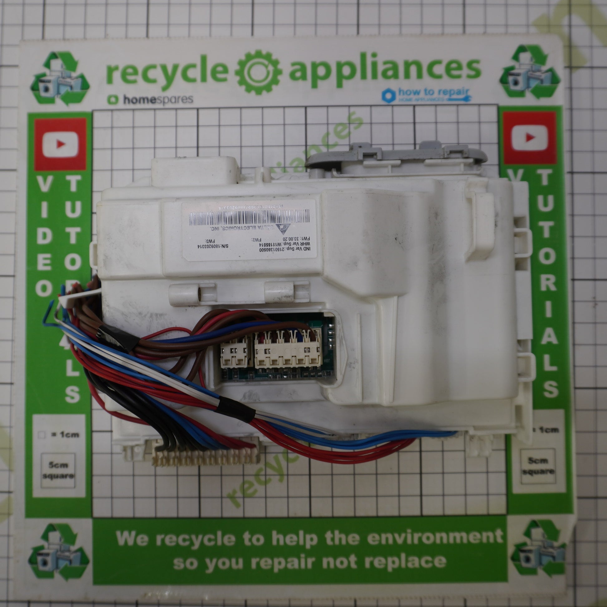 Washing Machine Hotpoint WMBF742PUKM PCB Control Module Programed For This Model