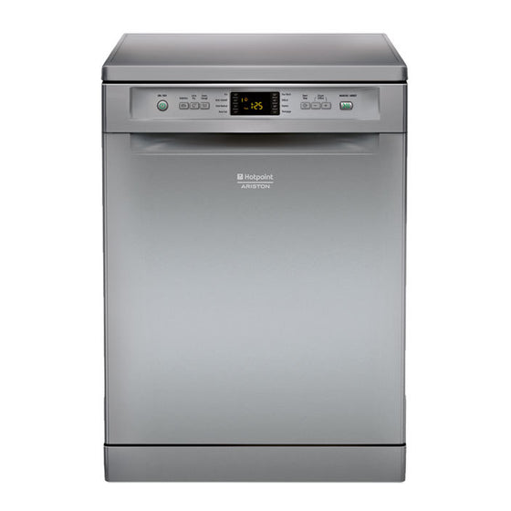 Ariston LFF 8M132 CX Dishwasher Shows Error Code F06 Not Filling