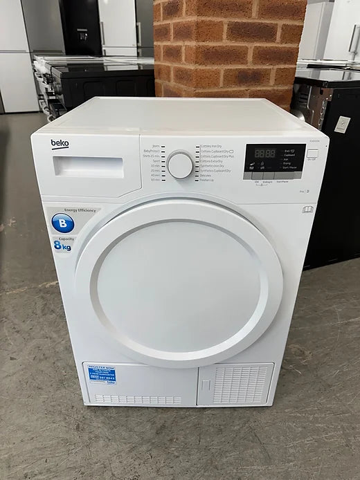 Beko DCX83100W Tumble Dryer Water & Filter Light On