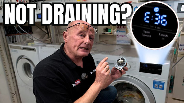 Bosch & Siemens Washing Machine Won't Drain (E36-10 Error Code)