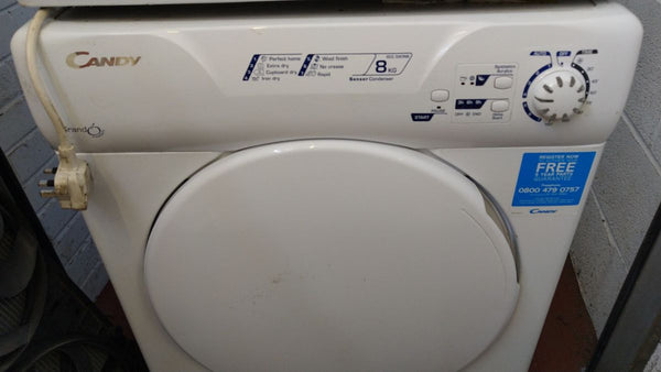 Candy GCC580NB 8kg Condenser Tumble dryer All lights flashing