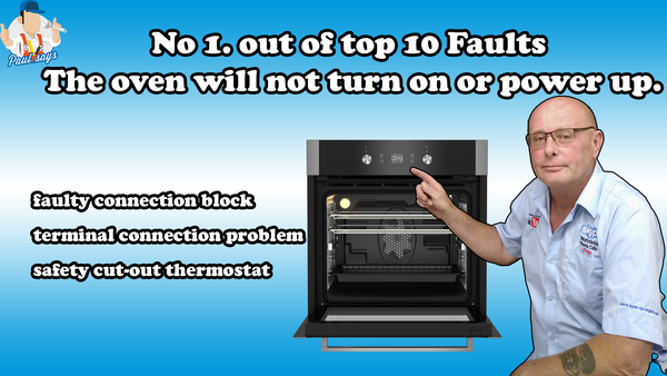 Cooker oven will not turn on or power up