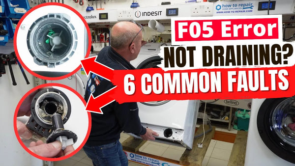 Indesit & Hotpoint Washing Machine Not Draining F05 Error Code FIXED