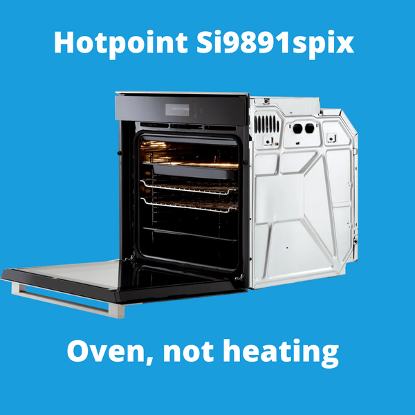 Hotpoint si9891spix oven, not heating correctly