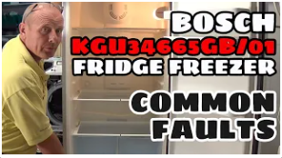 How Bosch KGU34665GB/01 Fridge Freezer Works | Common Faults & Parts