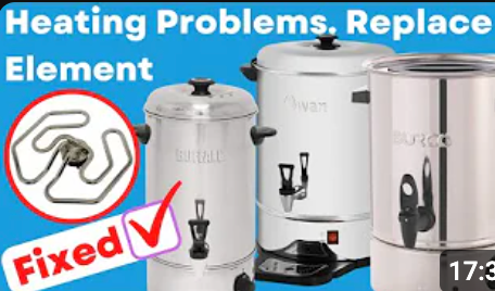 How To Replace Boiling Element In A Tea Urn Water Boiler That’s Not Heating?