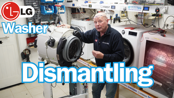How to take a part and disassemble an LG washing machine