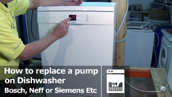 How to replace Dishwasher pump Bosch, Siemens etc