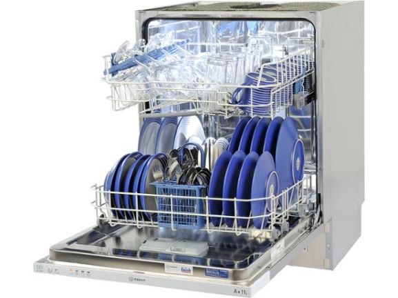 Indesit DIF04B1 dishwasher Power light flashes green and LED 1 and 3 stays on.