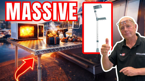 DIY Motorhome Campervan Exterior Table & High Power Off-Grid Solar Upgrade