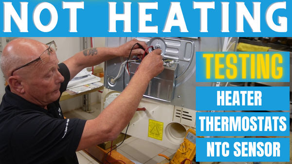 Hoover or Candy Smart touch tumble dryer not heating, element fault or thermostat E05, E08, E21