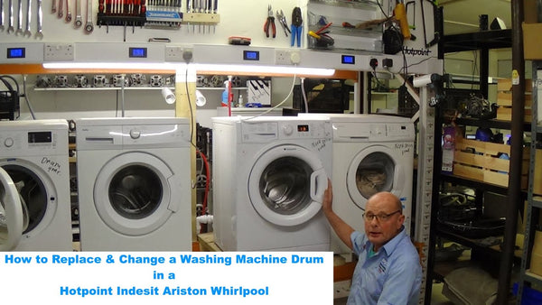 Replacing a drum on a washing machine: Hotpoint Indesit Ariston Whirlpool