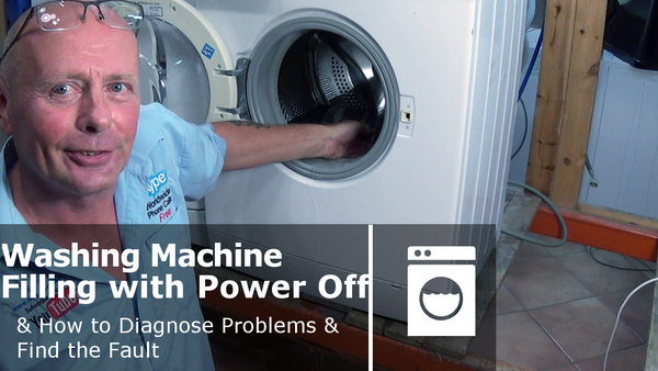 Washing Machine Filling Overnight with Water When The power switched off