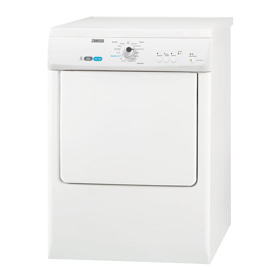 Zanussi ZDEB47209W Vented Tumble Dryer Runs But Does Not Heat