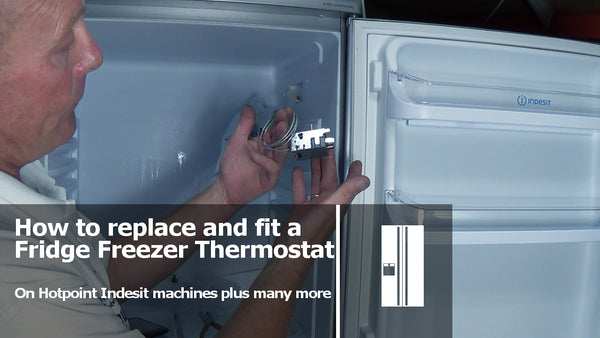 How to repalce a fridge freezer Thermostat on Hotpoint Indesit