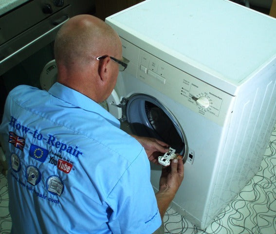 How to open a washing machine door that is stuck shut.