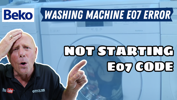 Beko Washing machine not Starting E7 Error code E07