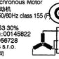 Bosch Synchronous Motor 1BS6530-8AD 9001056728 00145822