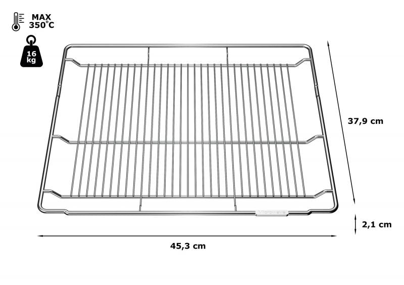 Bosch Multi-Use Oven Wire Shelf, 452x378x21mm 00577584