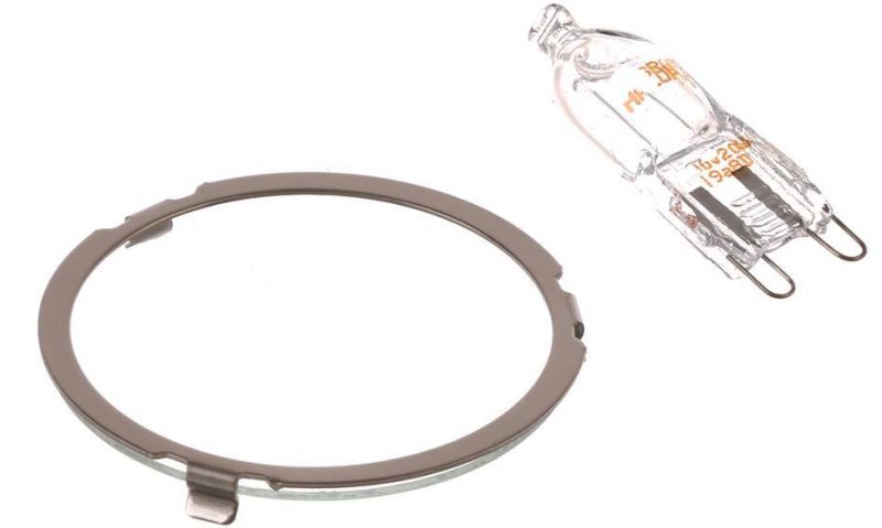 Bosch Neff Siemens 20W Lamp Repair Set - Glass Cover / Lamp / Ring 00629023