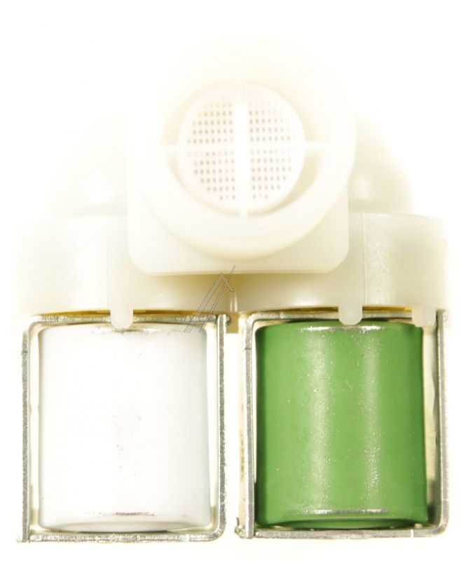 Electrolux Group Cold Water Double Inlet Solenoid Valve : 180DEG. With Protected Tag Fitting 1249471051