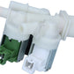 Electrolux Group Cold Water Triple Inlet Solenoid Valve 180Deg. With 2 Protected Tag Fitting & 1 Open Tag Fitting 1249472141