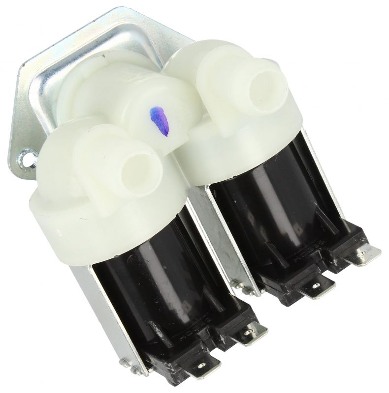 Cold Water Double Solenoid Inlet Valve : 180Deg. With 12 Bore Outlets 17438100000413