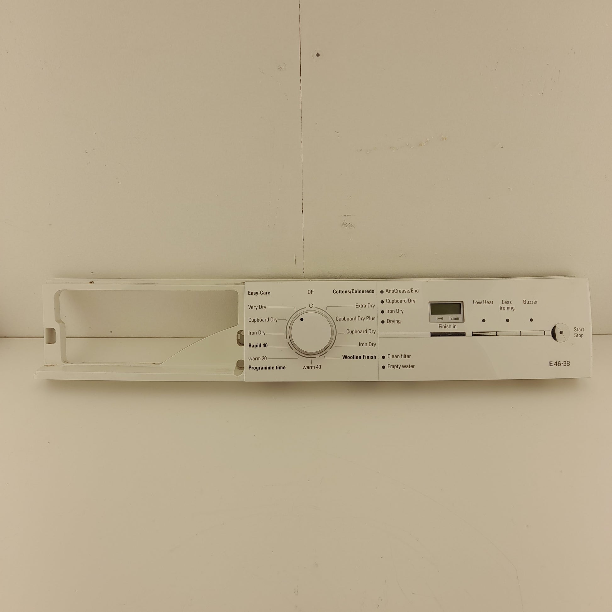 Siemens Tumble Dryer Condenser Facia Control Panel 00671333 With Control Module PCB 00644313