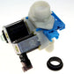 Electrolux Group Cold Water Double Solenoid Inlet Valve : 180Deg. & Protected Push Connectors 4055017166