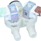 Electrolux Group Cold Water Double Solenoid Inlet Valve : 180Deg. & Protected Push Connectors 4055017166