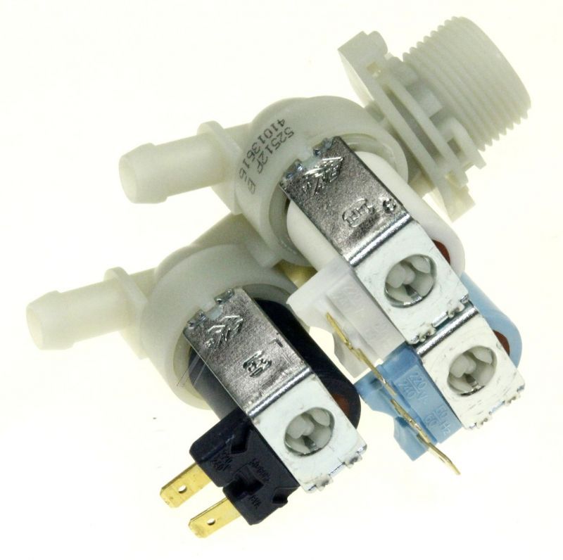 Hoover Cold Water Triple Solenoid Inlet Valve : 2x180Deg. 1x90Deg. & 12 Bore Outlets 41013616