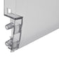 Beko Lower/Middle Freezer Drawer Front, Natural Grey, 460 X 160mm C00867958