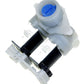 Whirlpool Cold Water Double Solenoid Inlet Valve : 180Deg. With 12 Bore Outlets 481010623017