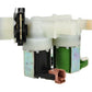 Electrolux Group Cold Water Triple Solenoid Inlet Valve : 180Deg. With Protected (push) Connectors 50297043007
