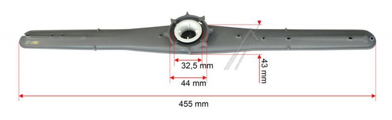 Smeg Upper Spray Arm 694570055