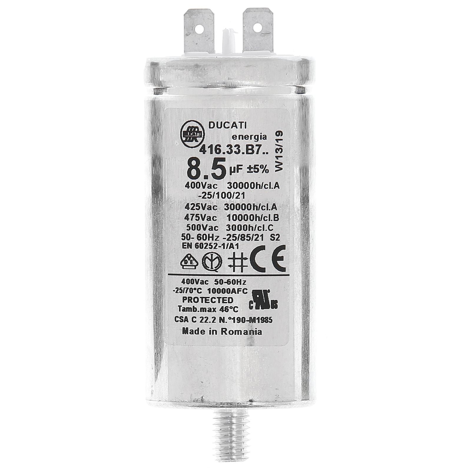 Condensatore 8,5Uf C00258619 Asciugatrice HOTPOINT - ARISTON,INDESI - Foto 6