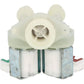 Electrolux Group Cold Water Double Solenoid Inlet Valve : 180Deg. With Protected (push) Connectors 8074876221