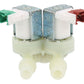 Electrolux Group Cold Water Double Solenoid Inlet Valve : 180Deg. With Protected (push) Connectors 8074876221