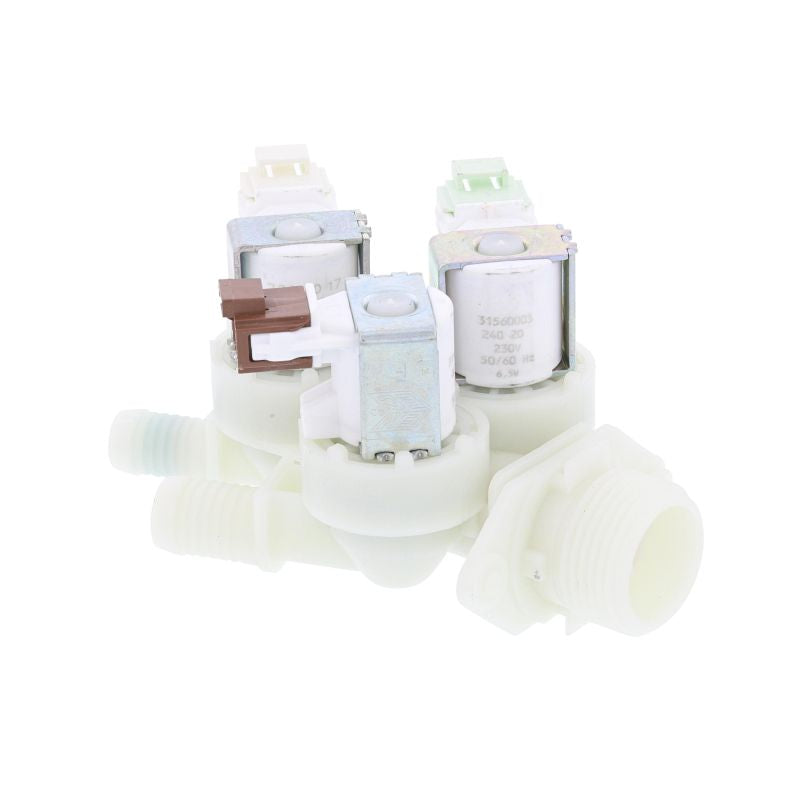 Electrolux Group Cold Water Triple Inlet Solenoid Valve 8087104157