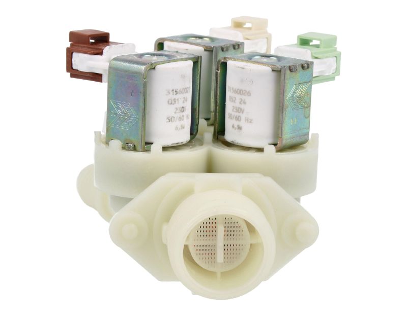 Electrolux Group Cold Water Triple Inlet Solenoid Valve 8087104157