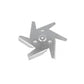 AEG Electrolux Zanussi Cooker Oven Fan Motor Blade Wheel 0.7mm 3878453210