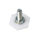 Bauknecht Hotpoint Indesit Whirlpool Washing Machine Adjustable Rear Foot Feet C00340790