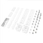 Bauknecht IKEA Whirlpool Refrigerator Fridge Freezer Door Slider Rail Fixing Kit 481231028208