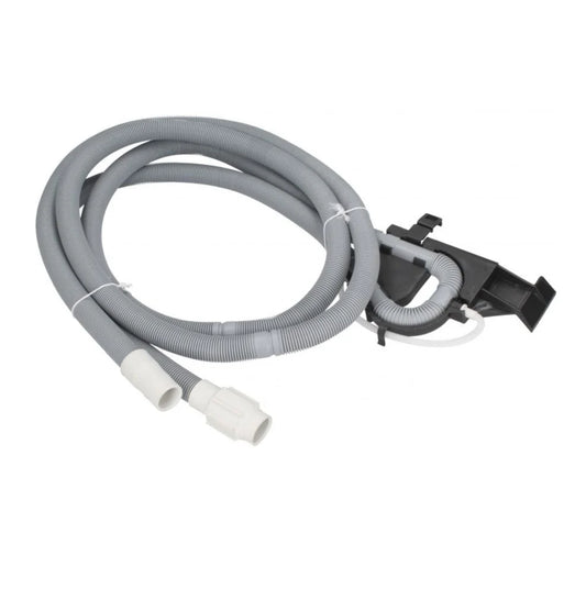 Bauknecht Whirlpool Dishwasher Drain Hose Kit with Valve and Clamp C00324329