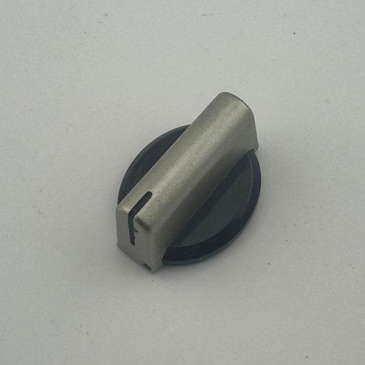 Baumatic Hob Burner Control Knob - Nickel/Black 07013829