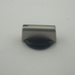 Baumatic Hob Burner Control Knob - Nickel/Black 07013829